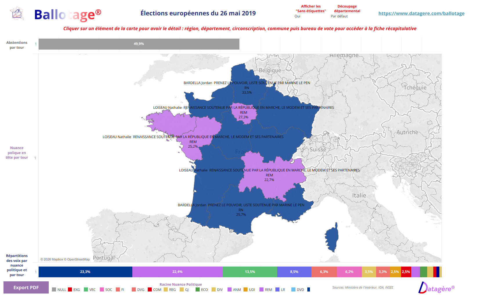 Analyse des Élections Européennes 2019 : Le Duel RN-Macron et la Vague Écologiste