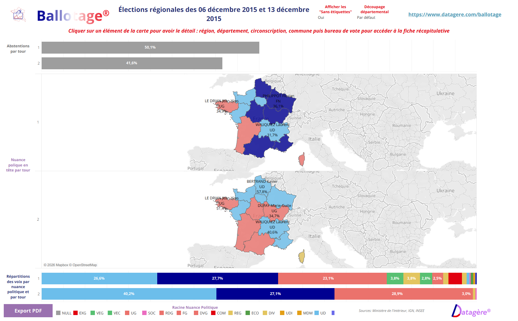 Analyse des Régionales 2015 : Le Big Bang Territorial et le Choc du Front Républicain